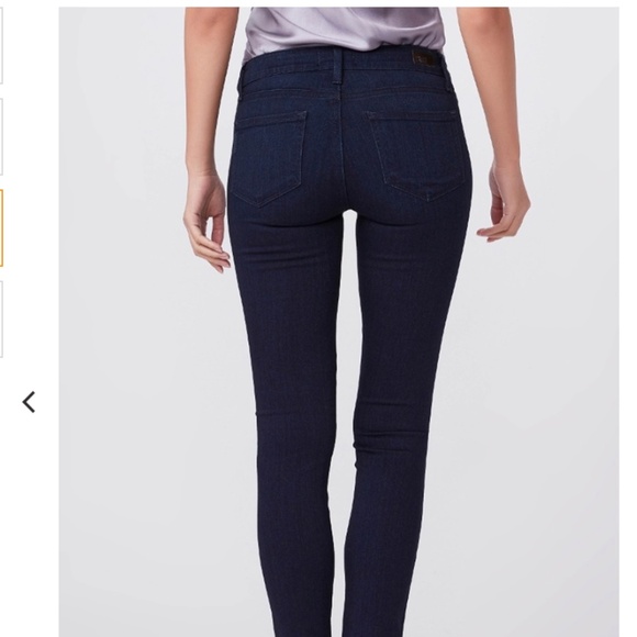 PAIGE Muse High Rise Jeans in Lana Dark Wash, Sz 28 - Picture 1 of 14